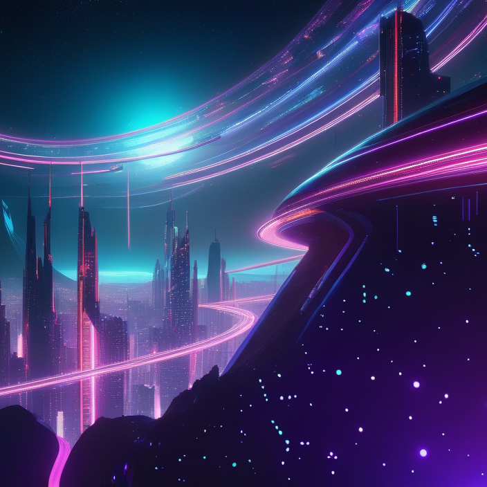 Warum ich das perfekte Match bin. Hintergrundbild für Textabschnitt mit futuristischer Stadt.